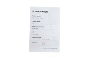 Certification *1